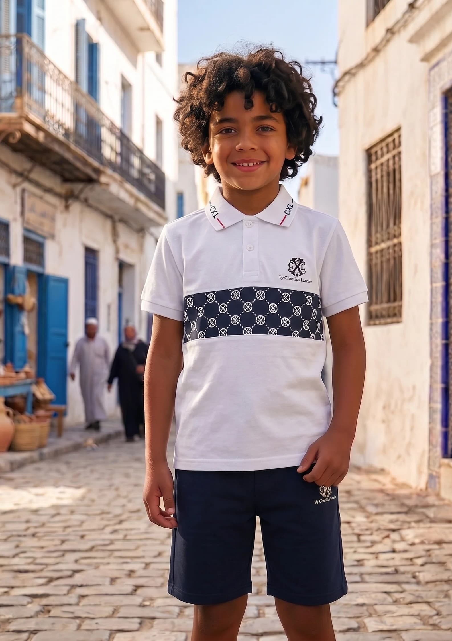 Français : Ensemble Garçon 2 Pièces CXL by Christian Lacroix - Polo & Short