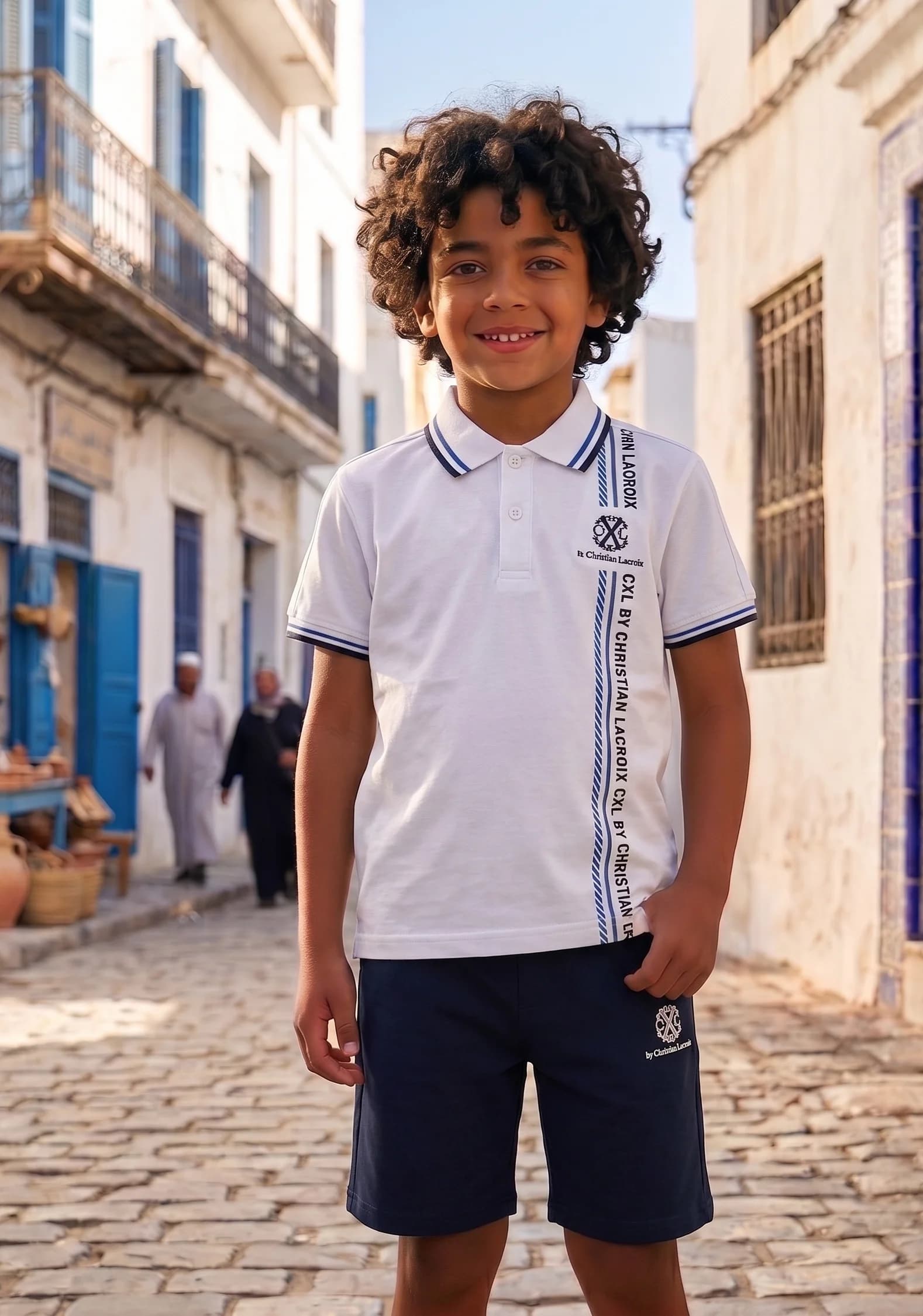 Ensemble Garçon Polo & Short CXL by Christian Lacroix