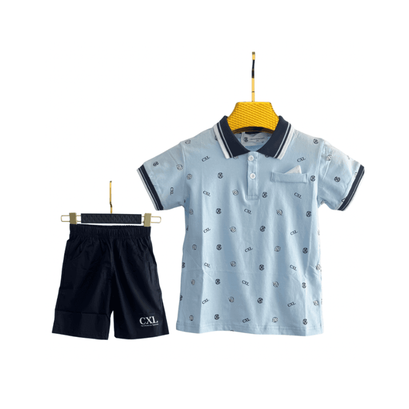 Ensemble Garçon CXL Sport – Bleu & Blanc/Rouge