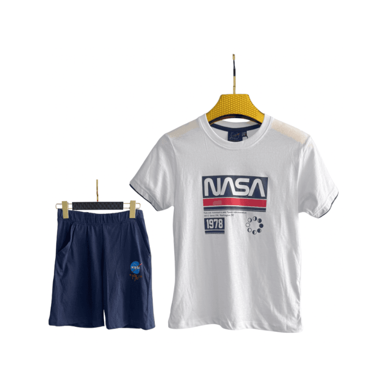Ensemble Garçon NASA — T-Shirt & Short Coton 100%