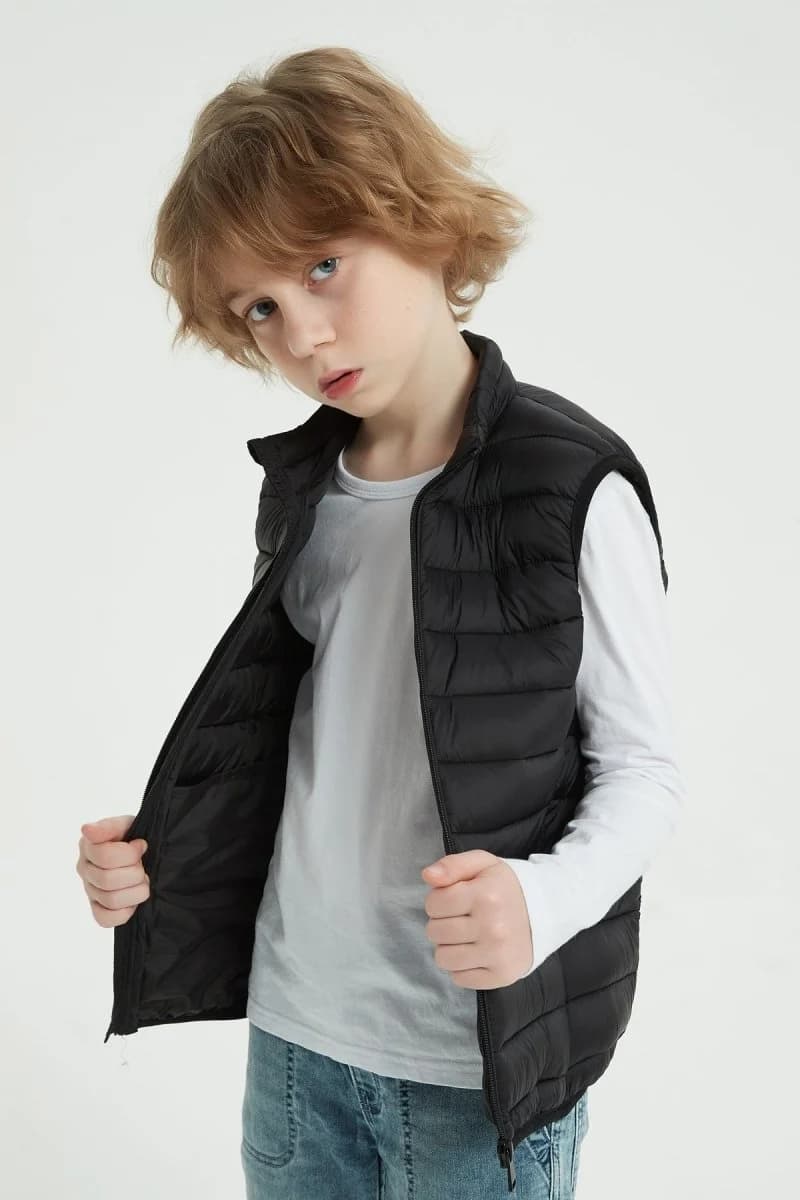 Gilet sans manches enfant Kymaxx Original – Col montant