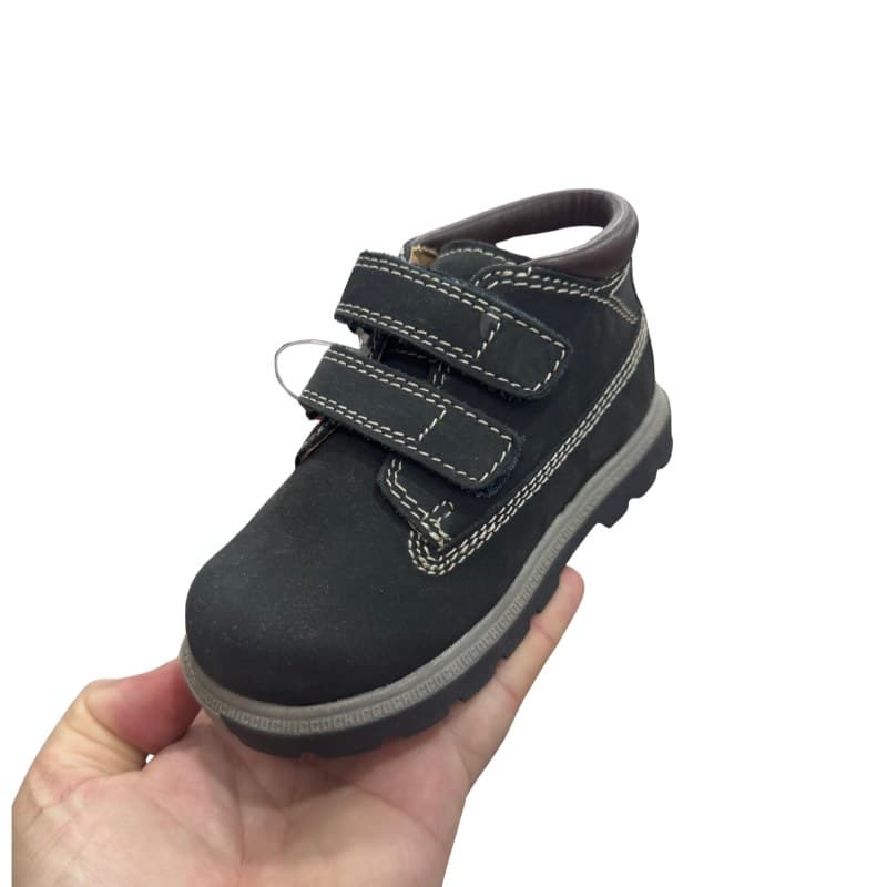 Boots garçon Chicco bleu marine à scratch