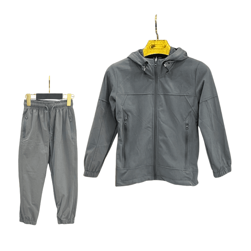Jogging garçon softshell – Gris anthracite