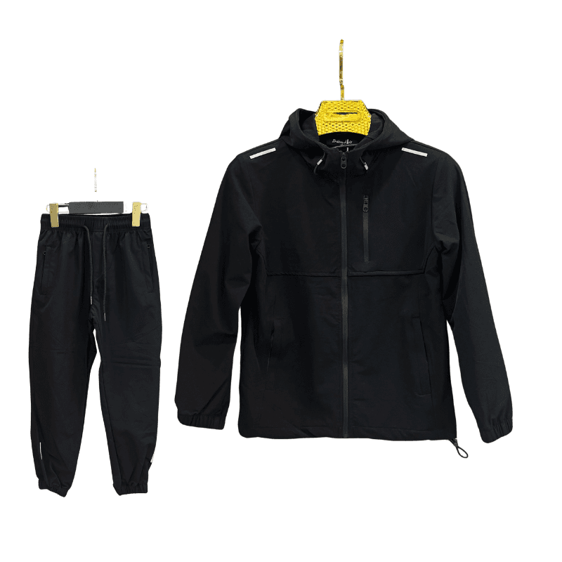 Jogging garçon softshell – Noir