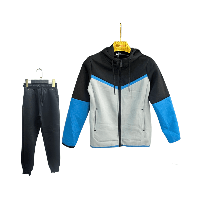 Jogging garçon – Gris / Bleu / Noir