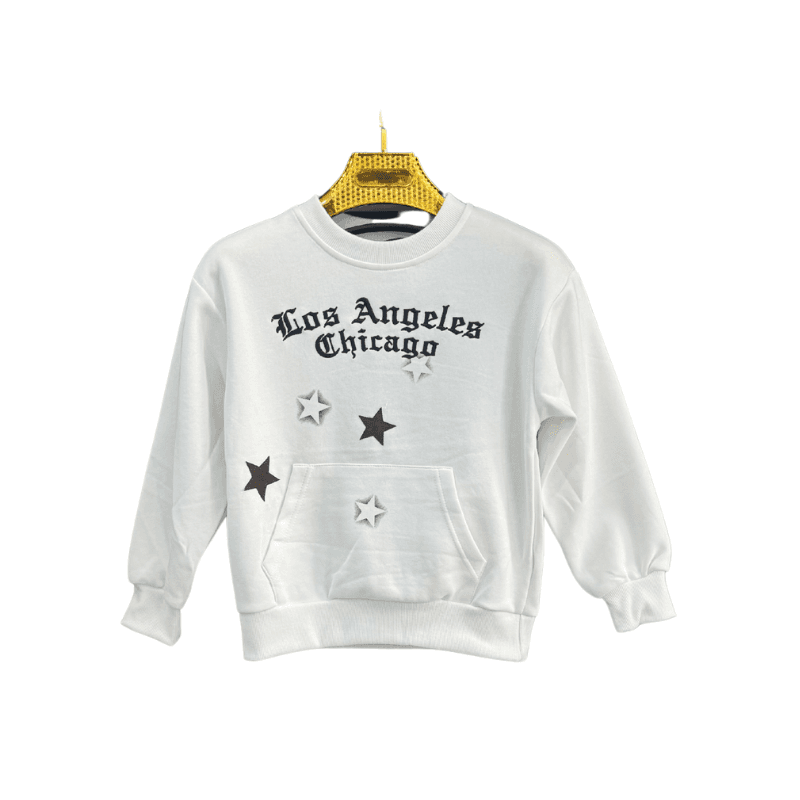 Sweat garçon Free Boy Los Angeles – Blanc